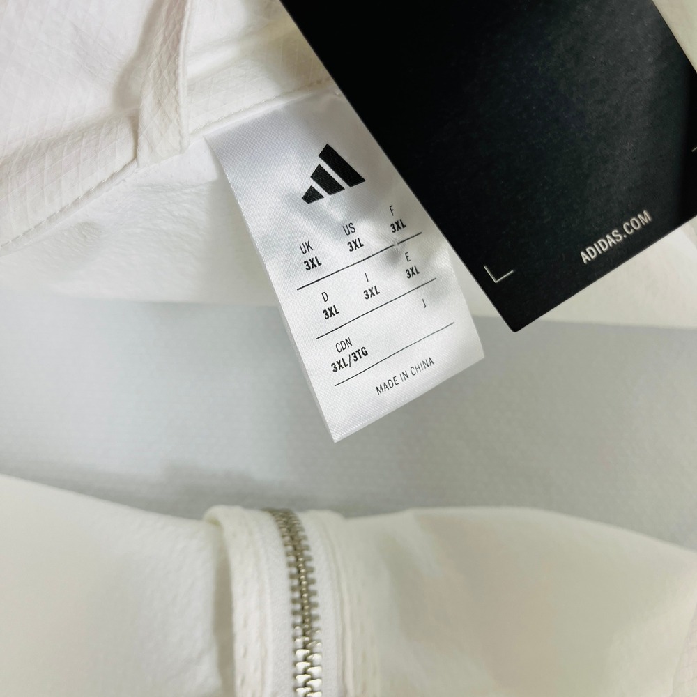 Adidas Patrick Mahomes ZNE Woven Track Top Jacket White Mens 3XL JY3803 NEW - Picture 9 of 9